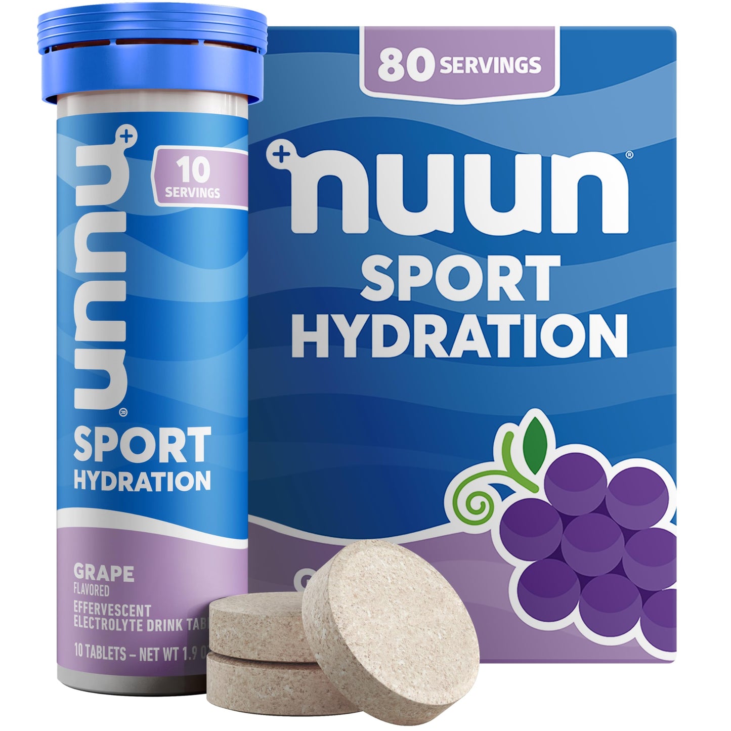 Nuun Sport Electrolyte Tablets with Magnesium, Calcium, Potassium, Chloride & Sodium, Gluten Free & Vegan, Strawberry Lemonade, 4 Pack (40 Servings Total)