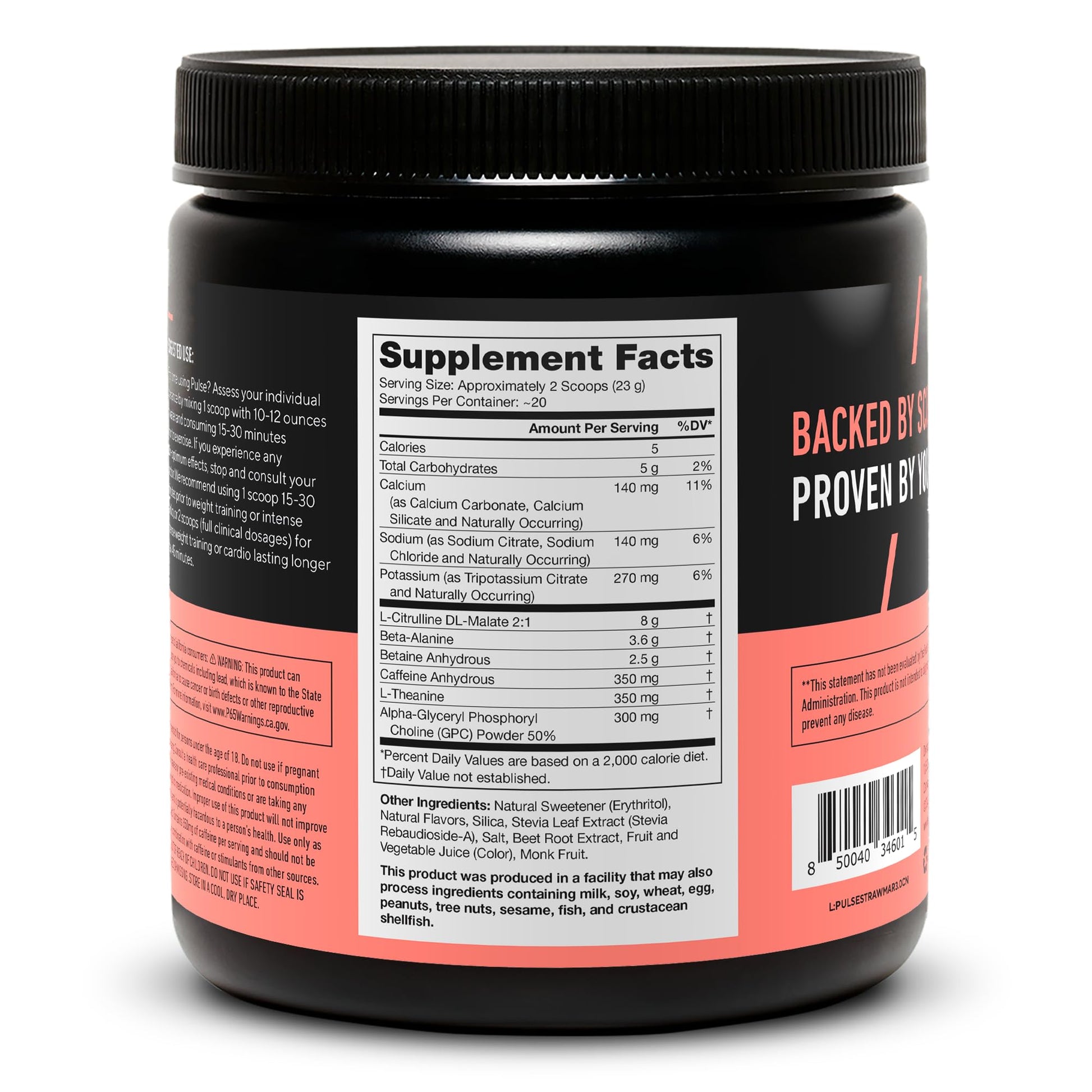LEGION Pulse Pre Workout Supplement - All Natural Nitric Oxide Preworkout Drink to Boost Energy, Creatine Free, Naturally Sweetened, Beta Alanine, Citrulline, Alpha GPC (Fruit Punch) Nirvana Guru