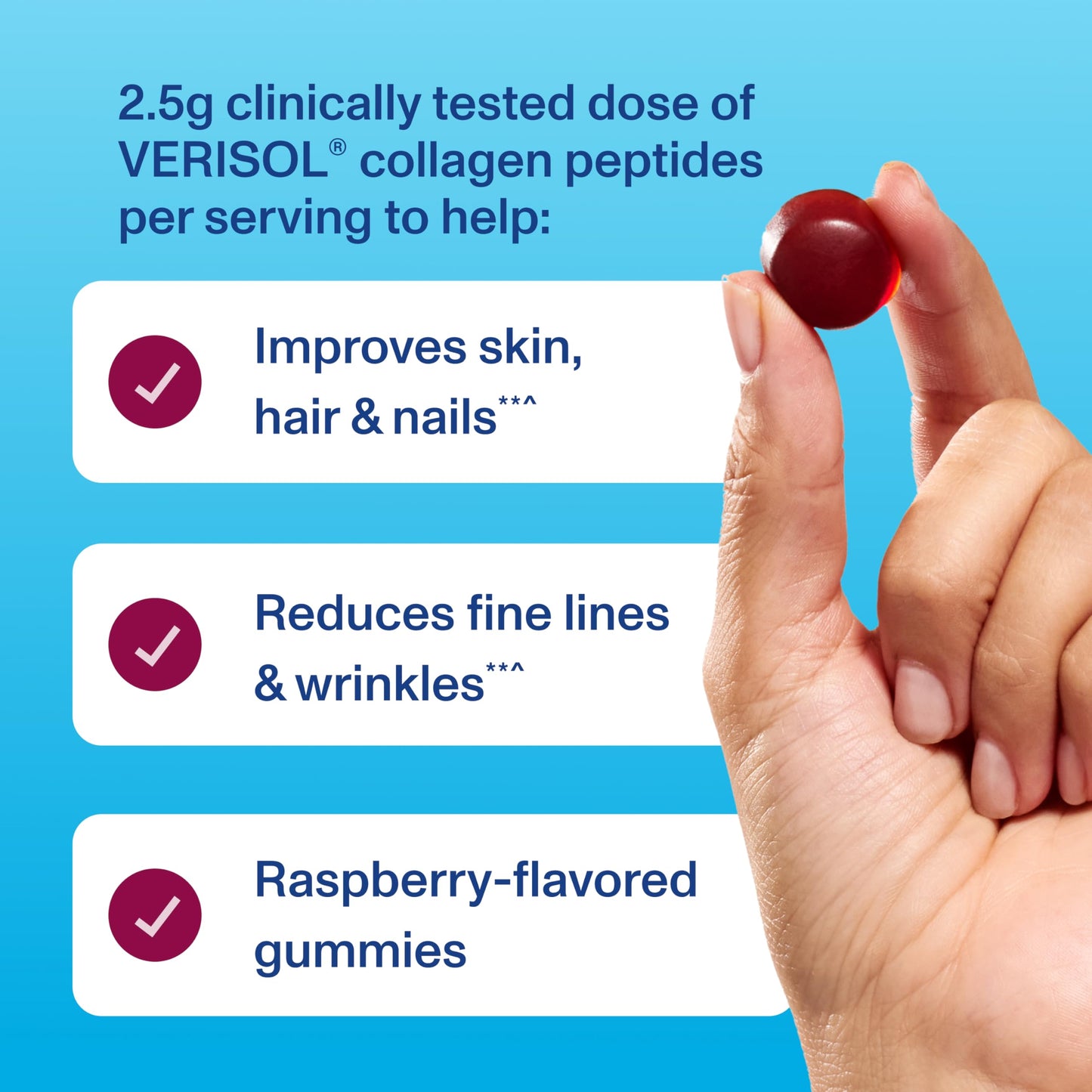 Vital Proteins Collagen Gummies, 2.5g of Clinically-Tested Collagen for Hair, Skin, Nails & Wrinkles, 120 ct, 30-Day Supply, Grape Flavor - Nirvana Guru