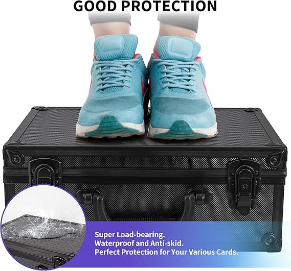 Toploader Storage Box for 3" x 4" 35pt Rigid Card, Top Loader Card Storage Hard Case, Sports Card Storage Boxes for Trading Cards, Top Loaders Holder (Holds 600+ Toploaders) Nirvana Guru