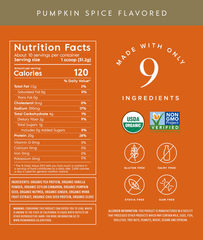 Truvani Vegan Protein Powder | Vanilla | 20g Organic Plant Based Protein | 18 Servings | Keto | Gluten & Dairy Free | Low Carb | No Added Sugar