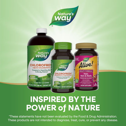 Nature’s Way Chlorofresh Chlorophyll Concentrate, Supports Detox Pathways*, Chlorophyllin Copper Complex, Supports Healthy Skin*, Internal Deodorant*, 90 Softgels - Nirvana Guru
