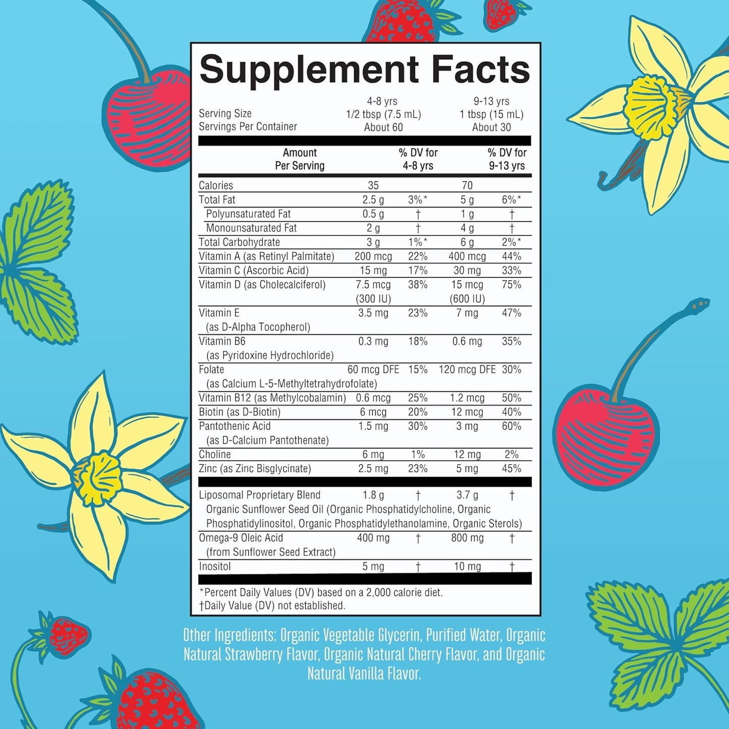 MaryRuth's Kids Multivitamin Liposomal | Vegan, Sugar-Free Vitamins for Kids | Ages 4+ | 2 Month Supply | 15.22 Fl Oz - Nirvana Guru