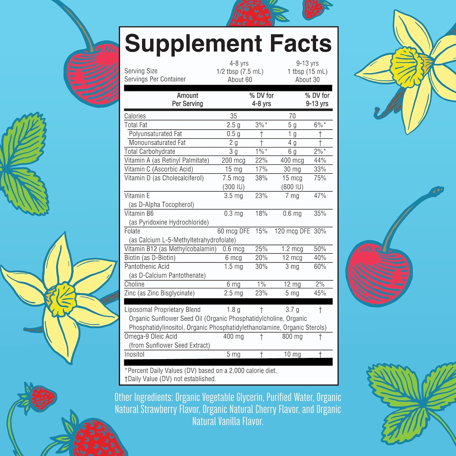 MaryRuth's Kids Multivitamin Liposomal | Vegan, Sugar-Free Vitamins for Kids | Ages 4+ | 2 Month Supply | 15.22 Fl Oz - Nirvana Guru