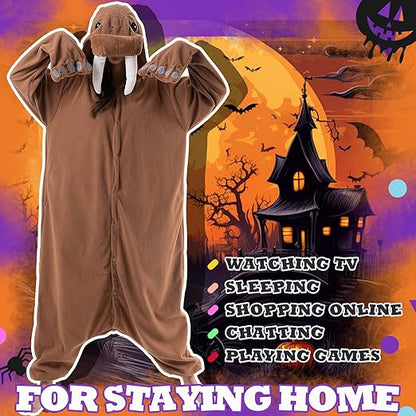 Beauty Shine Unisex Adult Onesie One Piece Pajamas Cosplay Cartoon Costume Halloween Christmas Sleepwear Jumpsuit Homewear nirvanaguru