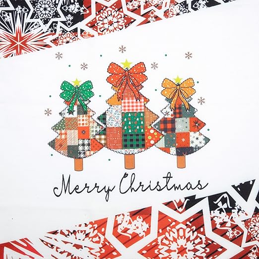 MOUSYA Women Dress Shirt Christmas Long Sleeve Tops Santa Printed Pullover Loose Plus Size T-Shirt Blouse with Pockets nirvanaguru