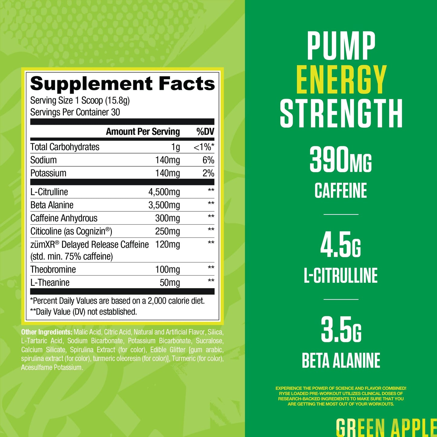 RYSE Loaded Pre Workout Powder - Ring Pop Cherry - Daily Pre-Workout for Men & Women with 325mg Caffeine, Beta Alanine, and Citrulline for Pump, Focus, and Energy - 30 Servings Nirvana Guru
