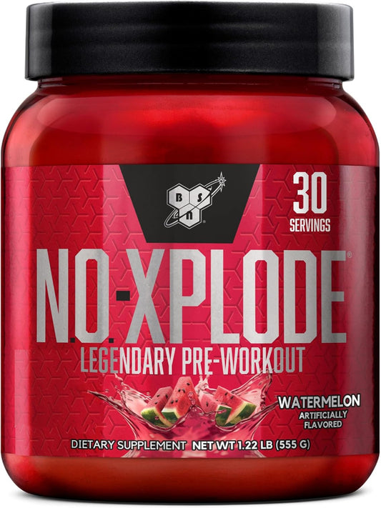 BSN N.O.-XPLODE Pre Workout Powder, Energy Supplement for Men and Women with Creatine and Beta-Alanine, Flavor: Fruit Punch, 30 Servings Nirvana Guru
