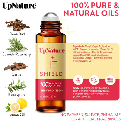 UpNature Lavender Essential Oil Pure Roll On - 100% Natural Lavender Oil for Skin