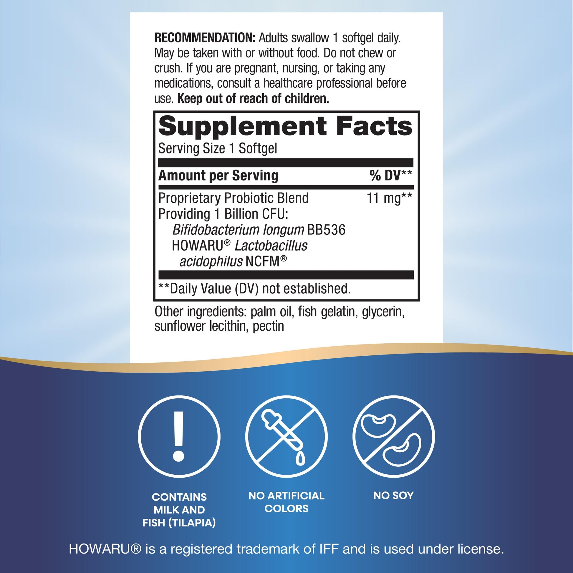 Nature's Way Acidophilus Probiotic Pearls, Supports Digestive Balance and Gut Health*, Protects Against Occasional Constipation and Bloating*, 1 Billion Live Cultures, 90 Softgels (Packaging May Vary) - Nirvana Guru