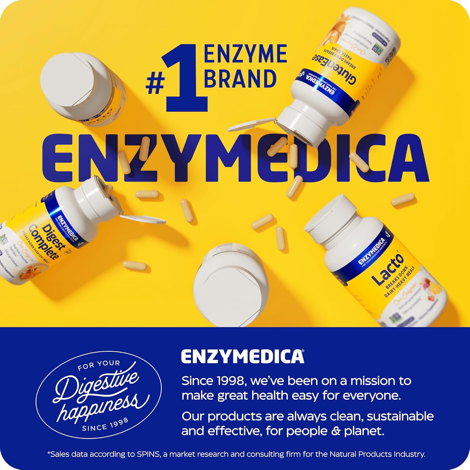Enzymedica, Candidase Extra Strength, Advanced Cleansing Support, with Digestive Enzymes, Probiotics & Botanicals, 42 Count FFP Nirvana Guru