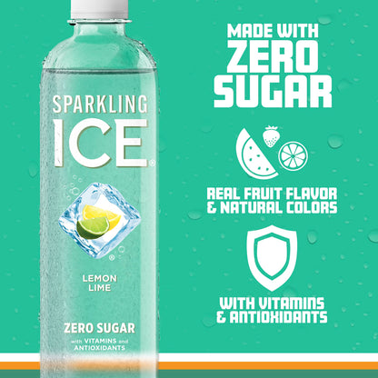 Sparkling Ice, Black Raspberry Sparkling Water, Zero Sugar Flavored Water, with Vitamins and Antioxidants, Low Calorie Beverage, 17 fl oz Bottles (Pack of 12) - Nirvana Guru