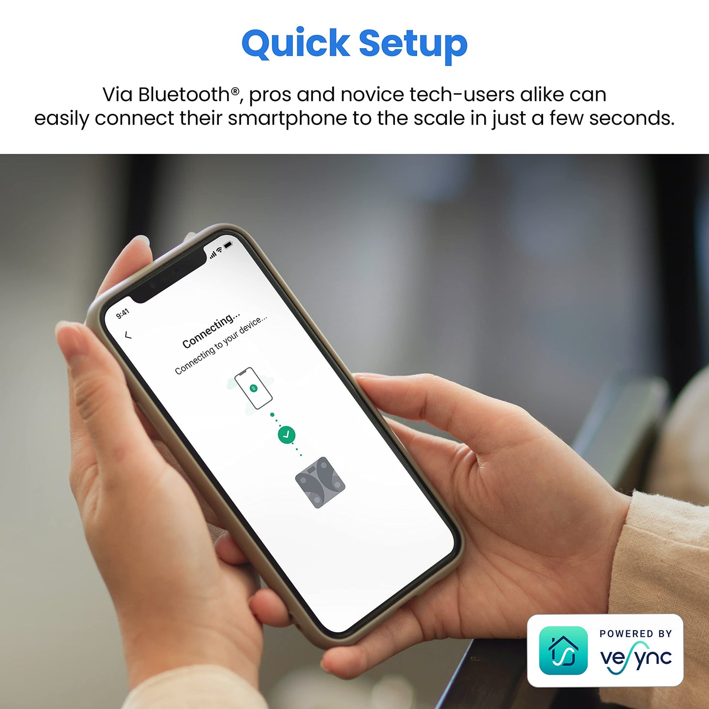 Etekcity Smart Scale for Body Weight FSA HSA Store Eligible, Bathroom Digital Weighing Scale with BMI, Body Fat, Muscle Mass, Accurate Bluetooth Home User Health Equipment Sync Apps Nirvana Guru