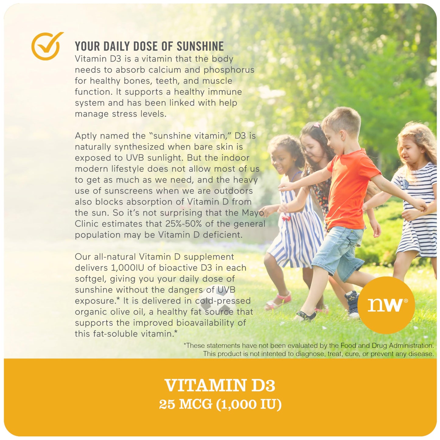 NatureWise Vitamin D3 5000iu (125 mcg) 1 Year Supply for Immune Support, Healthy Muscle Function, and Bone Health - Non-GMO, Gluten Free in Organic Extra Virgin Olive Oil, (Mini Softgel), 360 Count