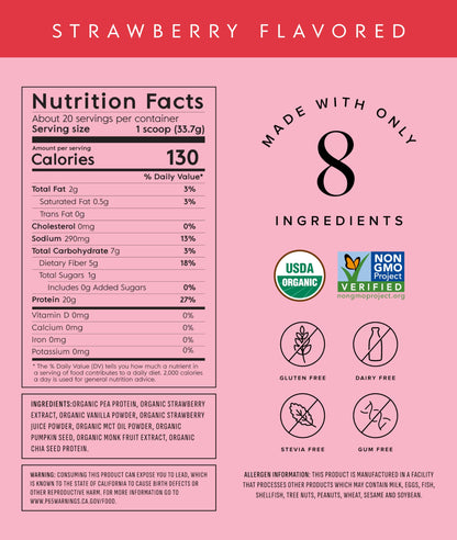Truvani Vegan Protein Powder | Vanilla | 20g Organic Plant Based Protein | 18 Servings | Keto | Gluten & Dairy Free | Low Carb | No Added Sugar