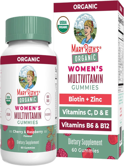 MaryRuth Organics Multivitamin for Women 14 | Women's Multivitamin Gummies for Immune Support| Skin Health | Sugar Free | Vegan | Non-GMO | 60 Count - Nirvana Guru