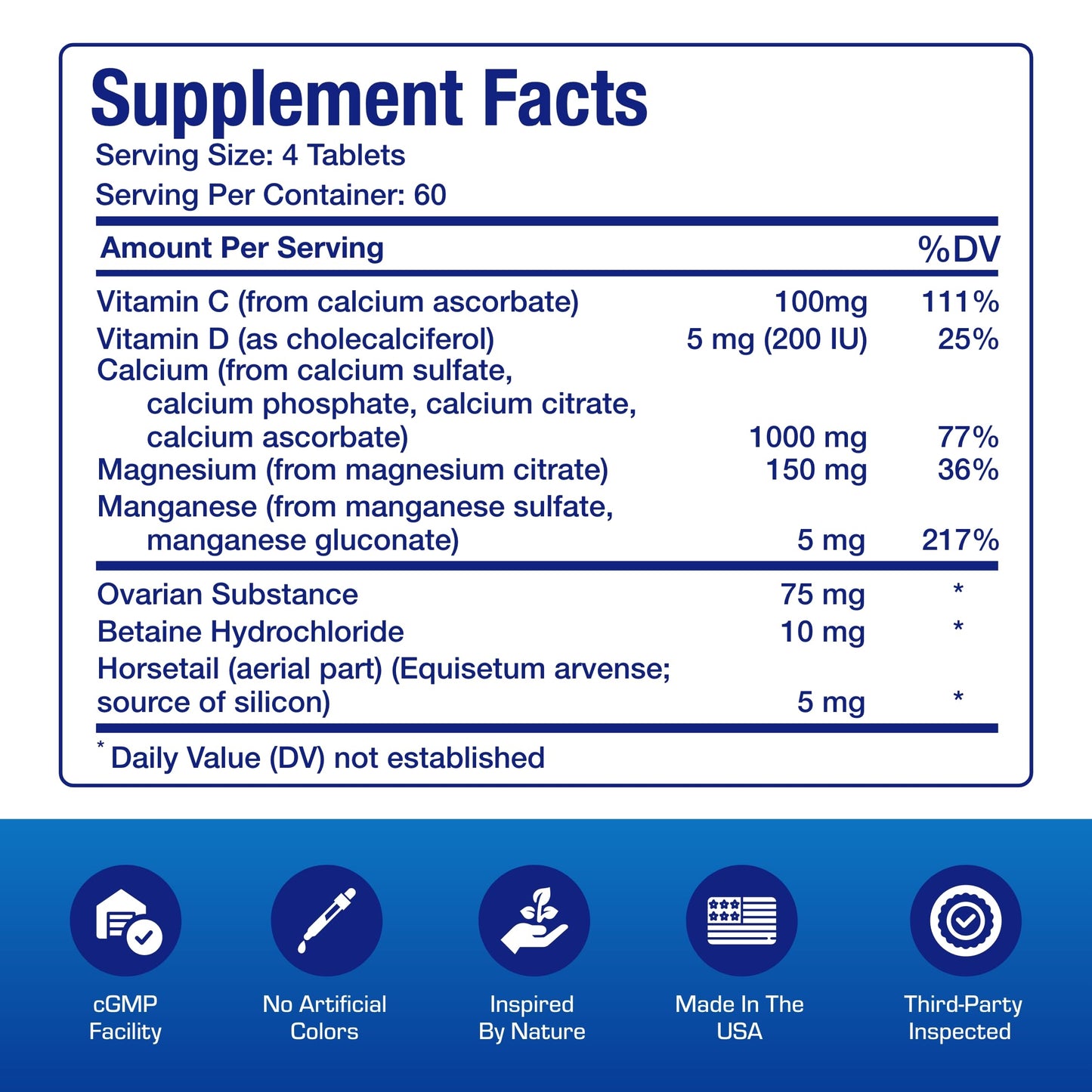 Osteo-Plex Bone Health Supplement for Women - Clinical Formula Bone Strength Supplement with Magnesium Calcium Vitamin D3 & Trace Minerals Complex - Easy to Swallow Gentle Tablets - 240 Count Nirvana Guru