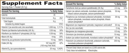 Emergen-C 1000mg Vitamin C Powder for Daily Immune Support Caffeine Free Vitamin C Supplements with Zinc and Manganese, B Vitamins and Electrolytes, Super Orange Flavor - 30 Count Nirvana Guru
