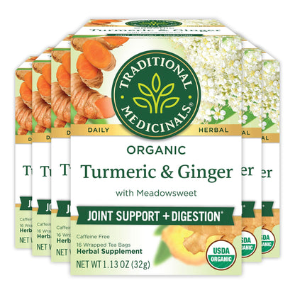 Traditional Medicinals Organic Nettle Leaf Herbal Tea, Supports Joint Health & Overall Wellness, (Pack of 1) - 16 Tea Bags - Nirvana Guru