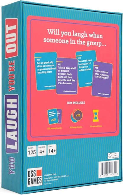 You Laugh You're Out A Party Game with Hilarious Charades Family Card Games for Adults & Kids, 125 Prompt Cards Fun Card Games for Family Game Nights, Gatherings, & Parties Ages 14+ nirvanaguru
