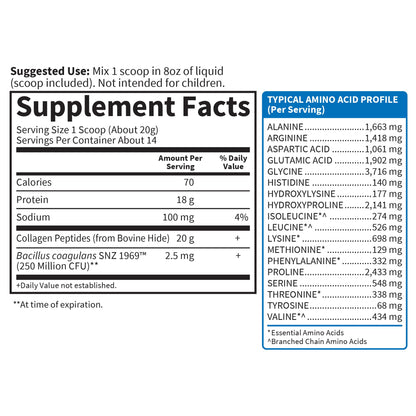 Garden of Life Grass Fed Collagen Peptides Powder Unflavored Collagen Powder for Women Men Hair Skin Nails Joints, Hydrolyzed Collagen Protein Supplements, Collagen for Women & Men, 28 Servings - Nirvana Guru