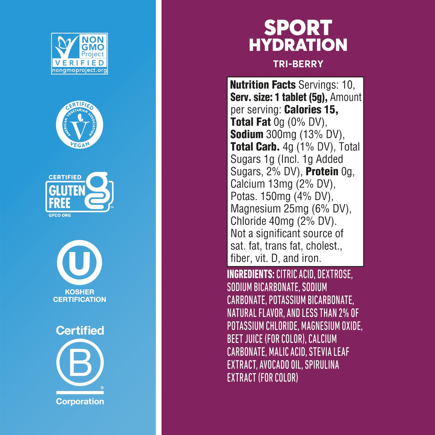 Nuun Sport Electrolyte Tablets with Magnesium, Calcium, Potassium, Chloride & Sodium, Gluten Free & Vegan, Strawberry Lemonade, 4 Pack (40 Servings Total)