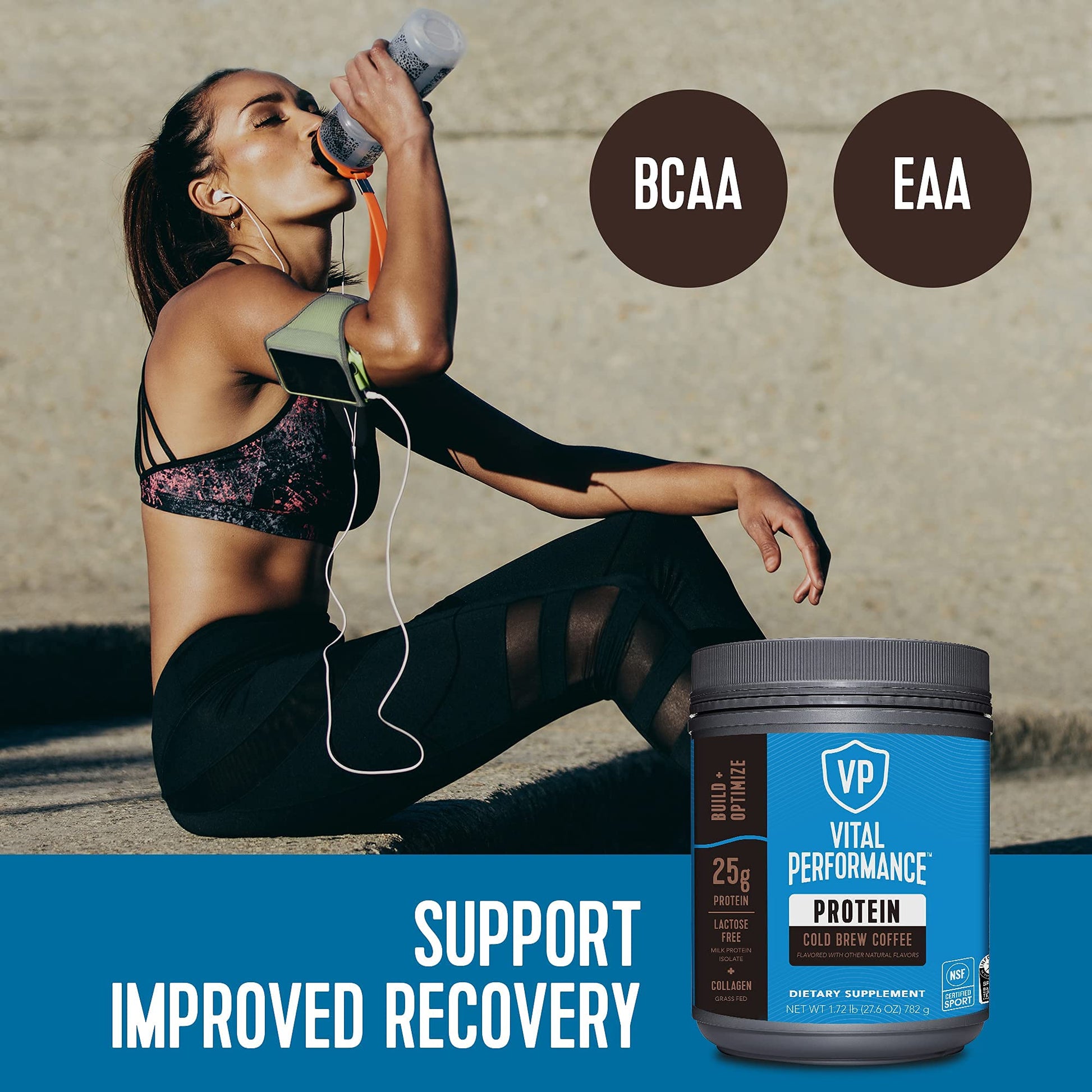 Vital Proteins Performance Powder, Collagen Peptides & Protein Isolate Powder, NSF Certified for Sport, Chocolate, 1.72lb - Nirvana Guru