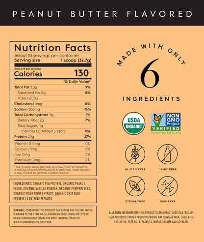 Truvani Vegan Protein Powder | Vanilla | 20g Organic Plant Based Protein | 18 Servings | Keto | Gluten & Dairy Free | Low Carb | No Added Sugar