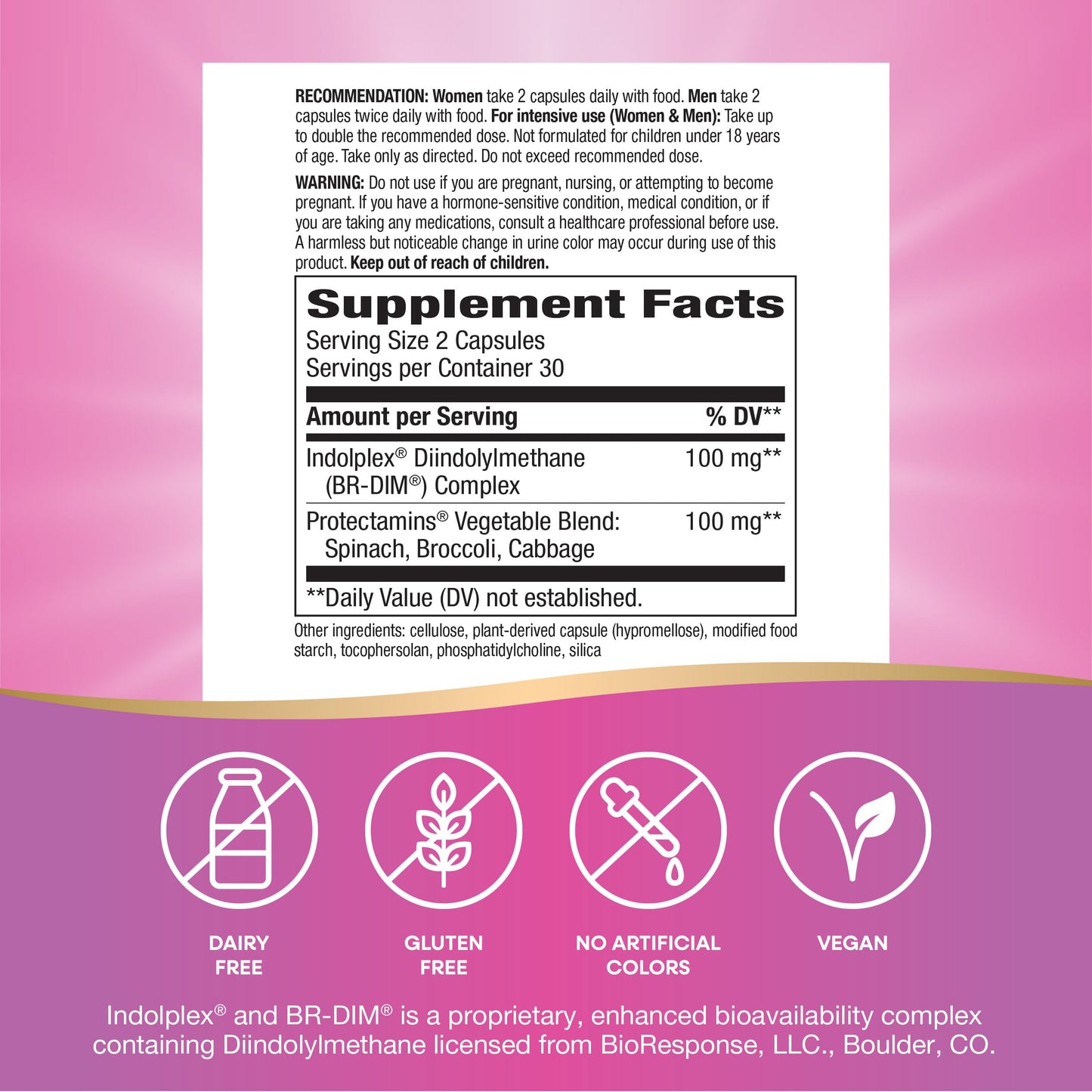 Nature's Way DIM-Plus, DIM Supplement, Supports Balanced Estrogen Metabolism*, Supports Estrogen Hormone Balance*, Diindolylmethane, 120 Vegan Capsules (Packaging May Vary) - Nirvana Guru