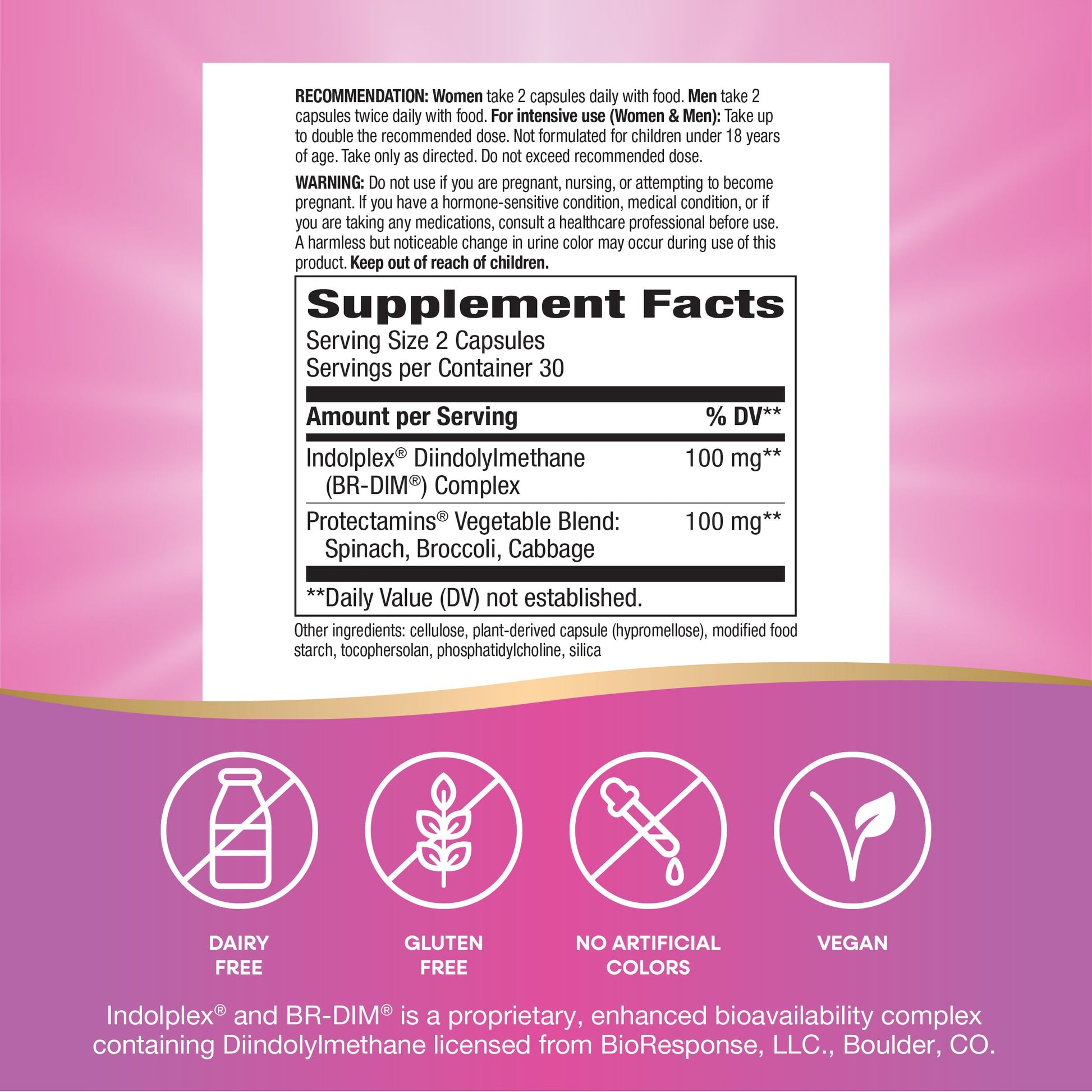 Nature's Way DIM-Plus, DIM Supplement, Supports Balanced Estrogen Metabolism*, Supports Estrogen Hormone Balance*, Diindolylmethane, 120 Vegan Capsules (Packaging May Vary) - Nirvana Guru
