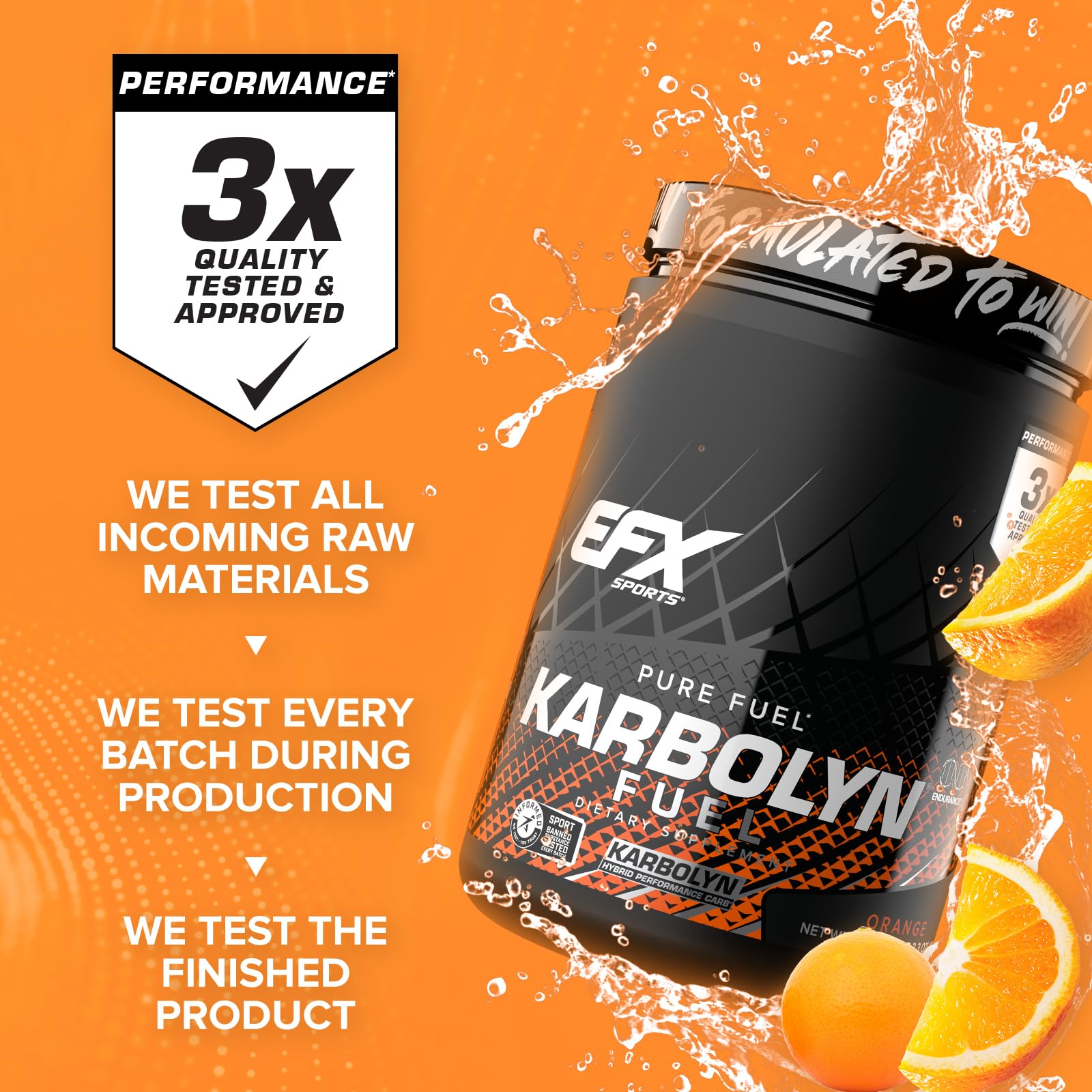 EFX Sports Karbolyn Fuel | Fast-Absorbing Carbohydrate Powder | Carb Load, Sustained Energy, Quick Recovery | Stimulant Free | 39 Servings (Neutral) Nirvana Guru