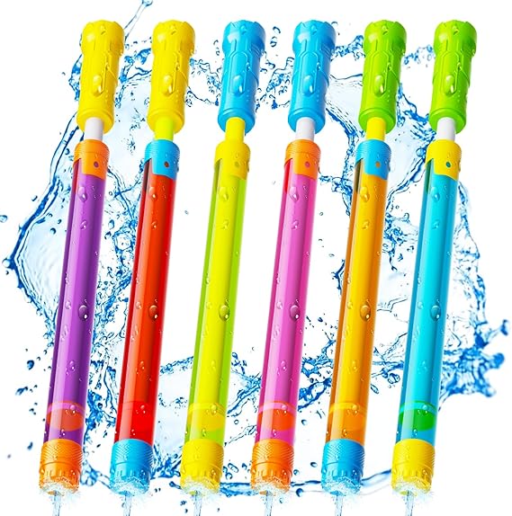 Water Gun Squirt Toys for Kids Adults: Shoot Up to 40 Feet - Outdoor Super Blaster Water Guns for Kids Age 3-4-5-8-12 Bulk - Fun Water Squirter Toy for Swimming Pool Beach Summer Outside Party Games nirvanaguru