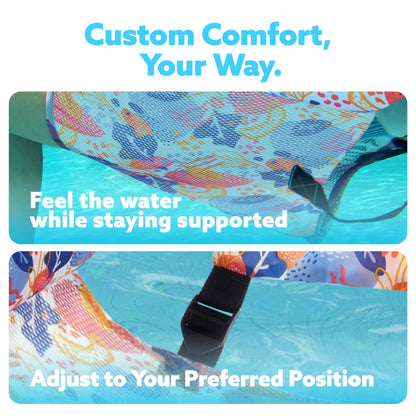 SLOOSH Inflatable Pool Floats Adult,2 Packs Floating Lounge Chairs,Blow up Pool Noodles for Adult Heavy Duty,Floating Chair for Party Summer Water Beach Lake Fun Nirvana Guru