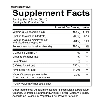 REDCON1 Total War Pre Workout Powder, Blue Lemonade - Beta Alanine + Citrulline Malate Keto Friendly Preworkout for Men & Women with 320mg of Caffeine - Fast Acting (30 Servings) Nirvana Guru