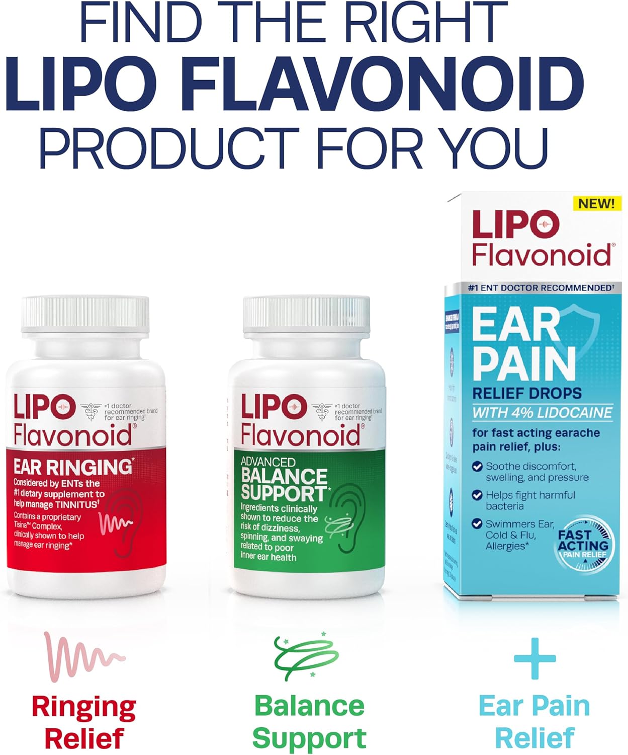 Lipo-Flavonoid Plus Tinnitus Relief - Doctor-Recommended for Ringing Ears - Clinically-Proven Lemon Bioflavonoid Complex with Vitamins C, B1, B2, B6, B12, & Calcium - 100 Caplets Nirvana Guru