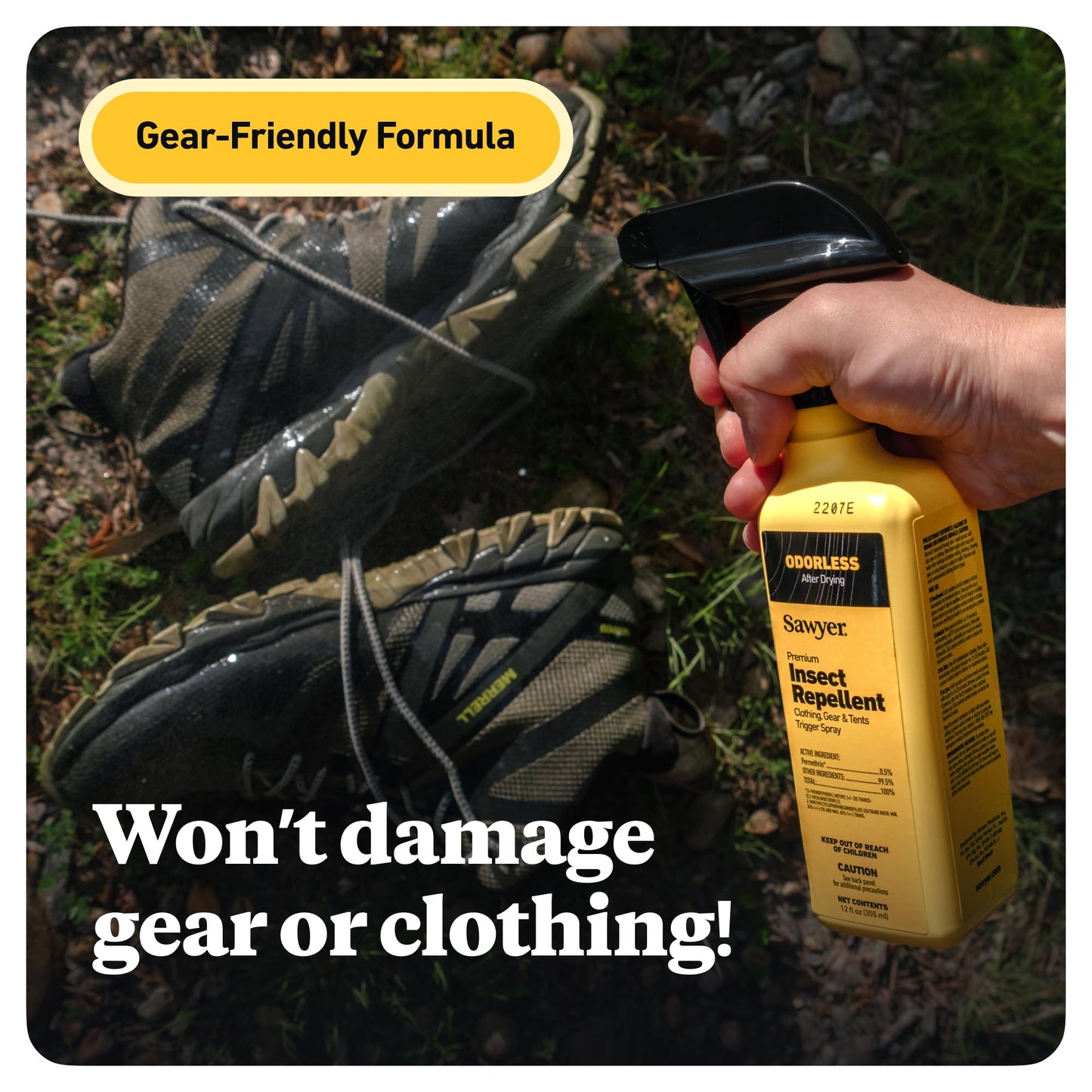 Sawyer Products Premium Permethrin Insect Repellent for Clothing, Gear & Tents