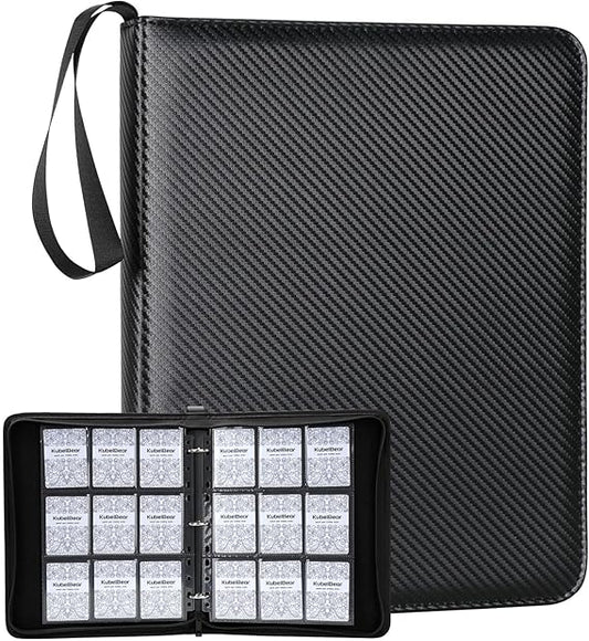 Premium 9-Black Pocket Card Binder – 720 Collection Binder Folder Card Album Card Holder Fit for MTG Football Play Cards (Black, 9 Pocket) nirvanaguru