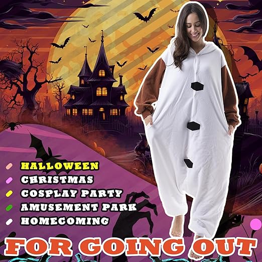 Beauty Shine Unisex Adult Onesie One Piece Pajamas Cosplay Cartoon Costume Halloween Christmas Sleepwear Jumpsuit Homewear nirvanaguru