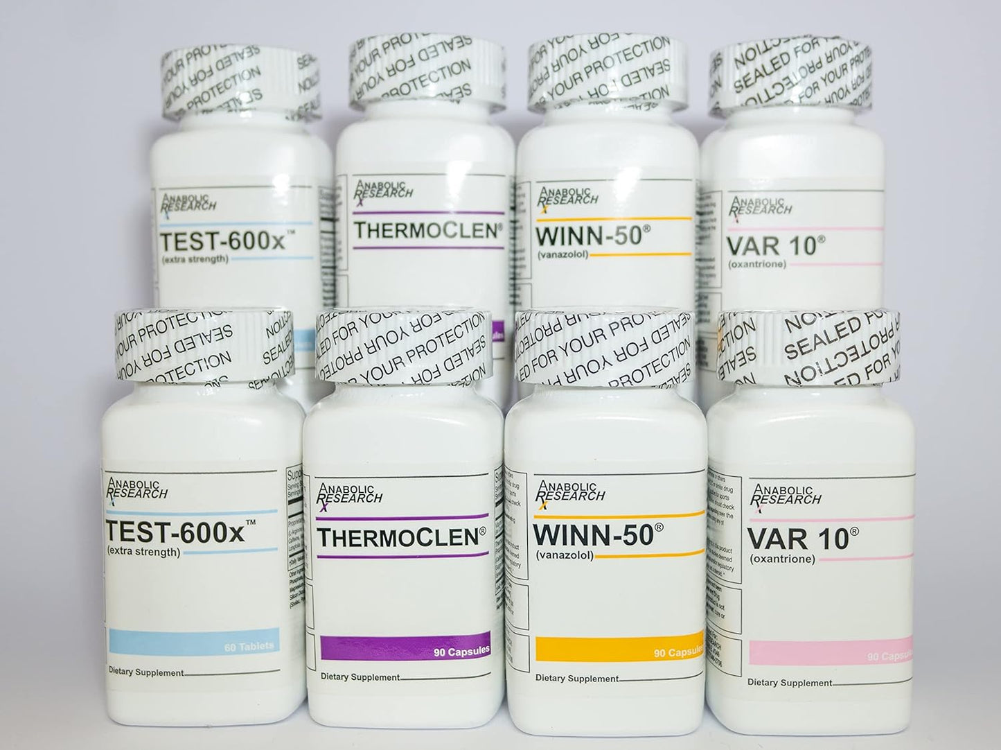 Summer Stack (Strength Support System) - Test-600x, Thermo Clen, Winn-50, VAR 10 - Capsules - 8 Count - 2 Month Supply Nirvana Guru