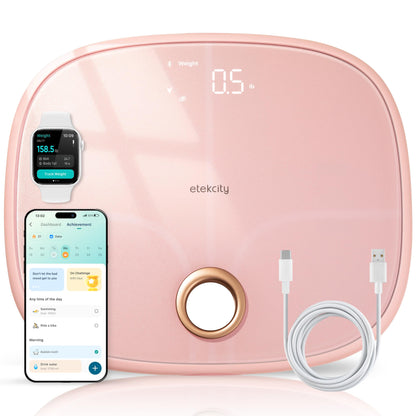 Etekcity Smart Scale for Body Weight FSA HSA Store Eligible, Bathroom Digital Weighing Scale with BMI, Body Fat, Muscle Mass, Accurate Bluetooth Home User Health Equipment Sync Apps Nirvana Guru