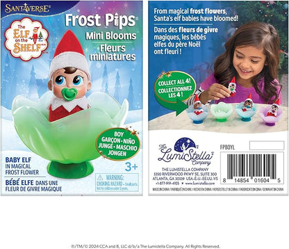 The Elf on the Shelf Frost Pips Mini Blooms Elf Baby Boy with Blue Eyes - Includes Frost Flower Cradle - for Ages 3 Years and Above Nirvana Guru