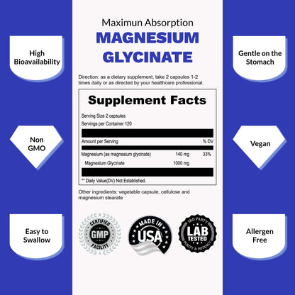 UpNourish Magnesium Supplement - 10 in 1 Magnesium Complex - Full Spectrum Magnesium Mineral Supplements with Glycinate, Citrate, Taurate, Malate, Carbonate, Oxide and More, 240 Vegan Capsules Nirvana Guru