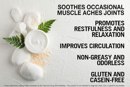 Kirkman – Epsom Salt Cream – 4oz Cream – Gluten Free – Casein Free - Nirvana Guru