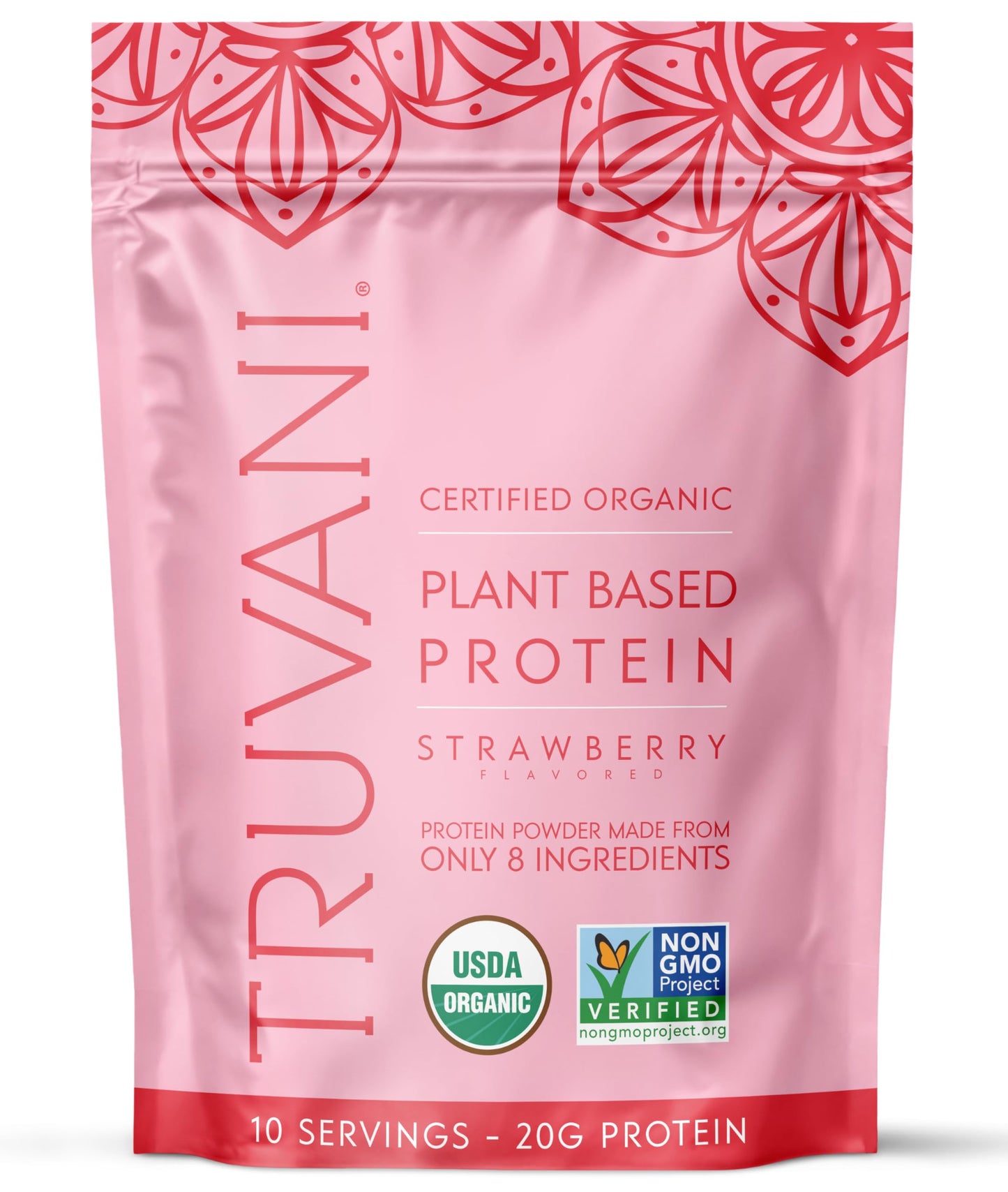 Truvani Vegan Protein Powder | Vanilla | 20g Organic Plant Based Protein | 18 Servings | Keto | Gluten & Dairy Free | Low Carb | No Added Sugar