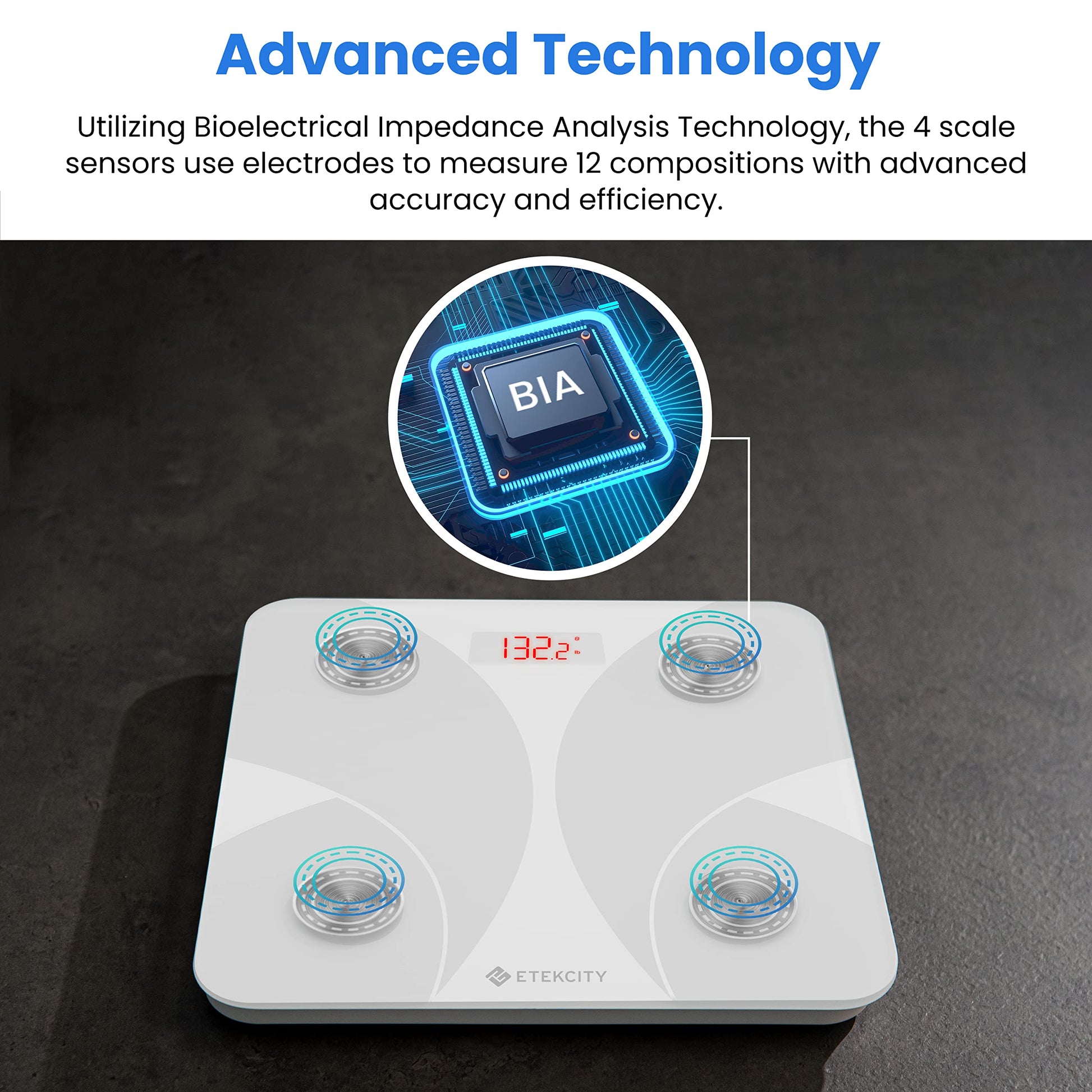 Etekcity Smart Scale for Body Weight FSA HSA Store Eligible, Bathroom Digital Weighing Scale with BMI, Body Fat, Muscle Mass, Accurate Bluetooth Home User Health Equipment Sync Apps Nirvana Guru