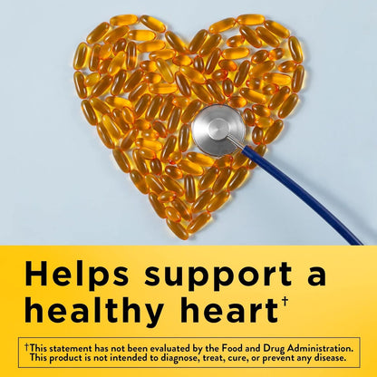 Nature Made Burp Less Fish Oil Omega 3 Supplements, 1000mg Softgels, Omega 3 Fish Oil Supplements for Healthy Heart Support, 320 Softgels, 160 Day Supply - Nirvana Guru