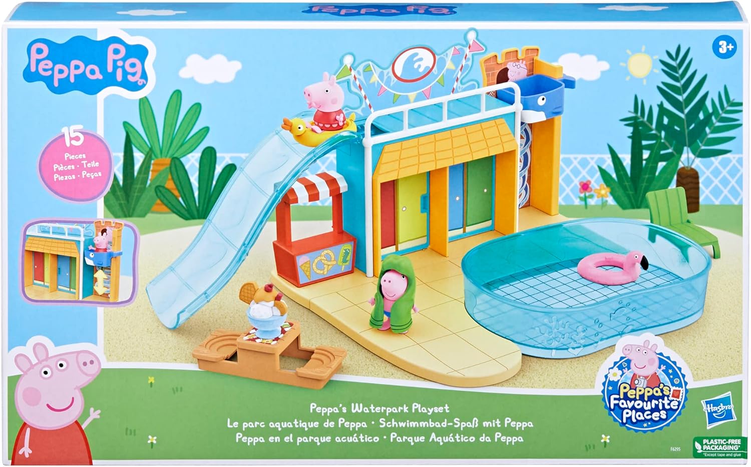 Peppa Pig Waterpark Playset with 2 Figures, Preschool Toys for 3+ Girls and Boys Nirvana Guru