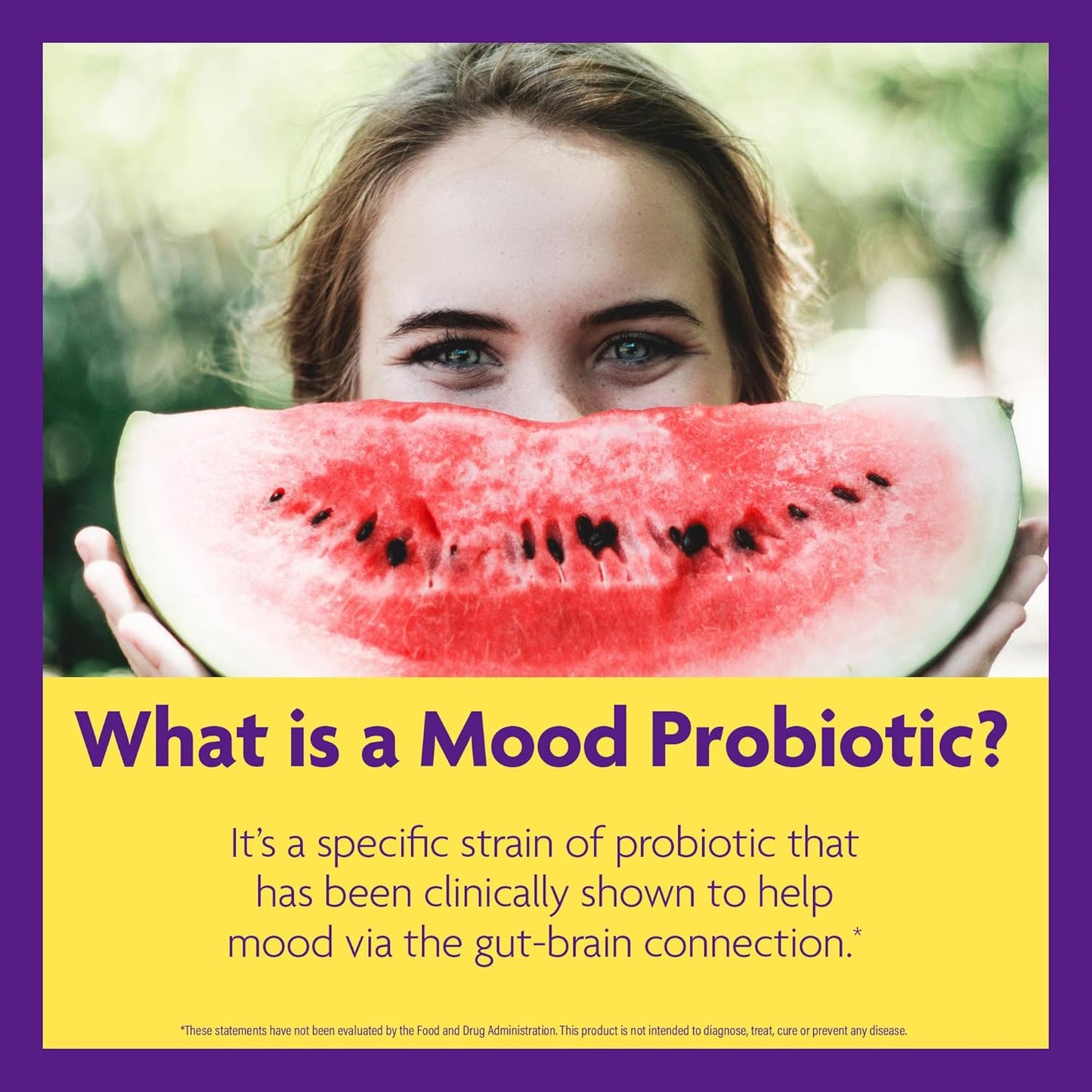 InnovixLabs Mood Probiotic for Women & Men, Clinically Studied Digestive & Mood Support Supplement, Lactobacillus helveticus Rosell-52ND & Bifidobacterium longum Rosell-175, 60 Capsules - Nirvana Guru