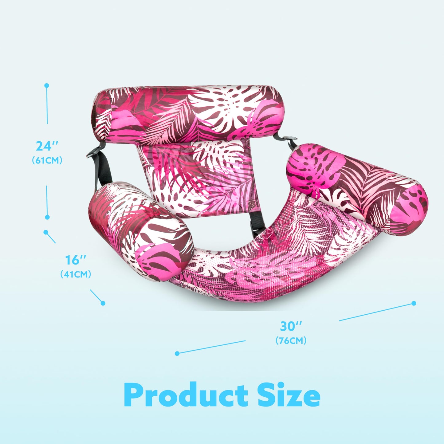 SLOOSH Inflatable Pool Floats Adult,2 Packs Floating Lounge Chairs,Blow up Pool Noodles for Adult Heavy Duty,Floating Chair for Party Summer Water Beach Lake Fun Nirvana Guru