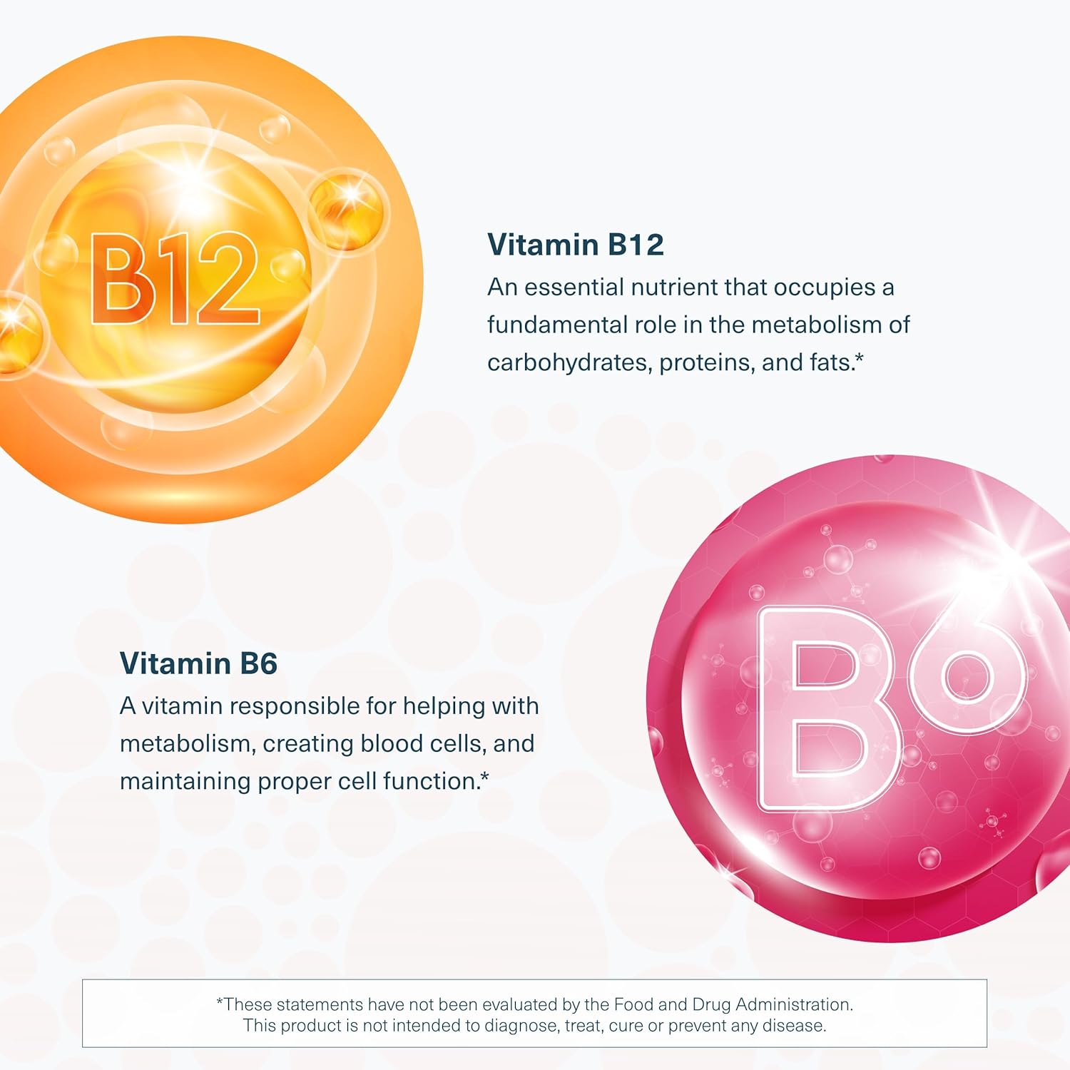 Youtheory B12B6 - Vegan Vitamin B6 & Vitamin B12 - Offers Brain Health, Energy & Immunity Support* - Dairy, Soy & Gluten Free - 60 Vegetarian Capsules - Nirvana Guru
